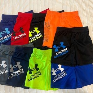 Under Armour Kids Athletic Shorts 2T - Multi-Color Pack